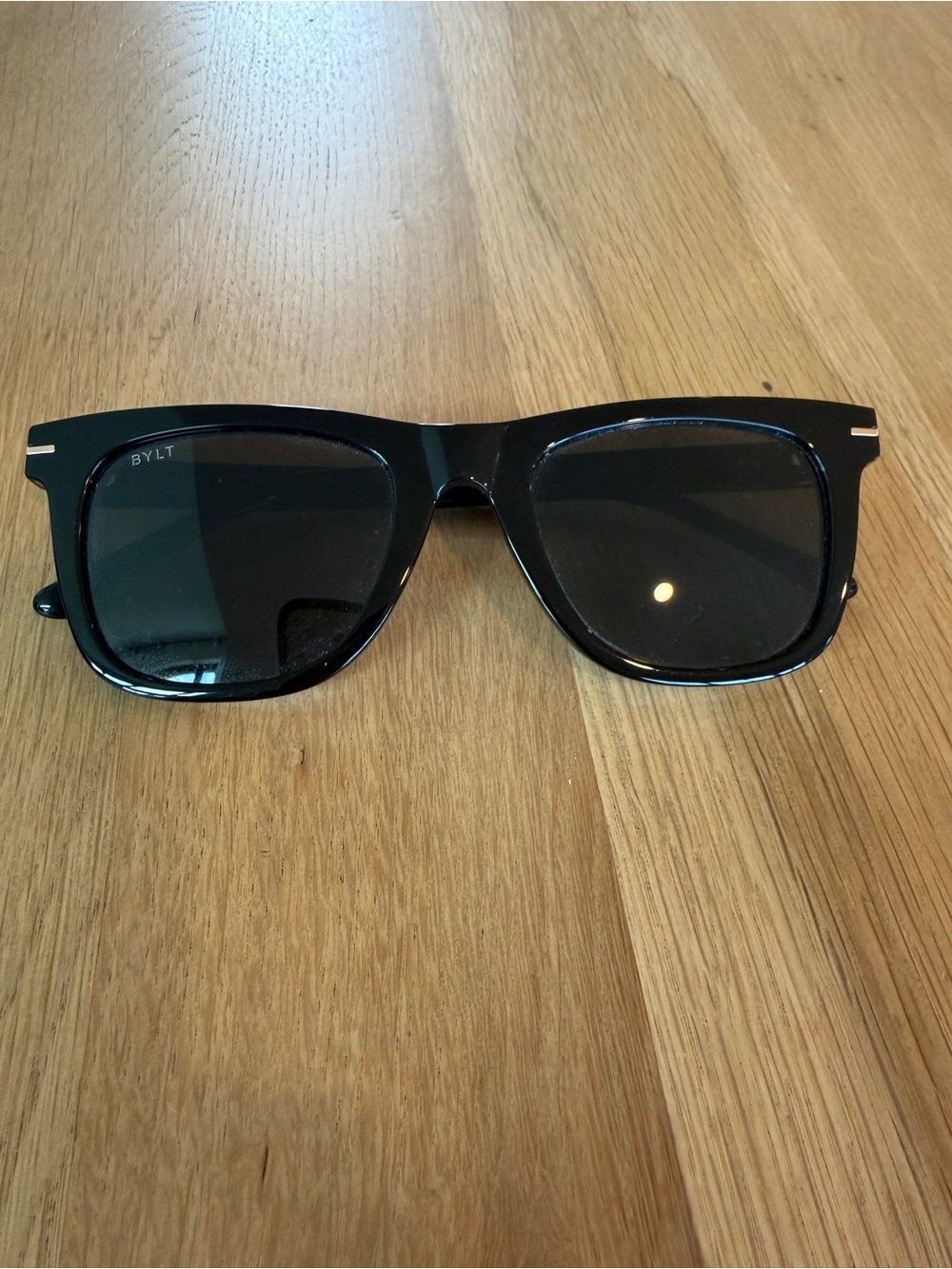 BYLT Basics Black Rectangular Men’s Sunglasses